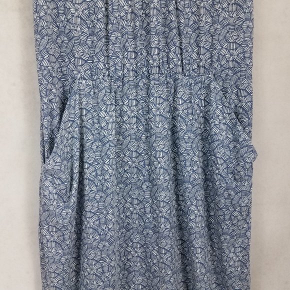 NEW Garnet Hill S Sleeveless Tencel Jersey Mini Dress Side Pockets - Picture 3 of 9